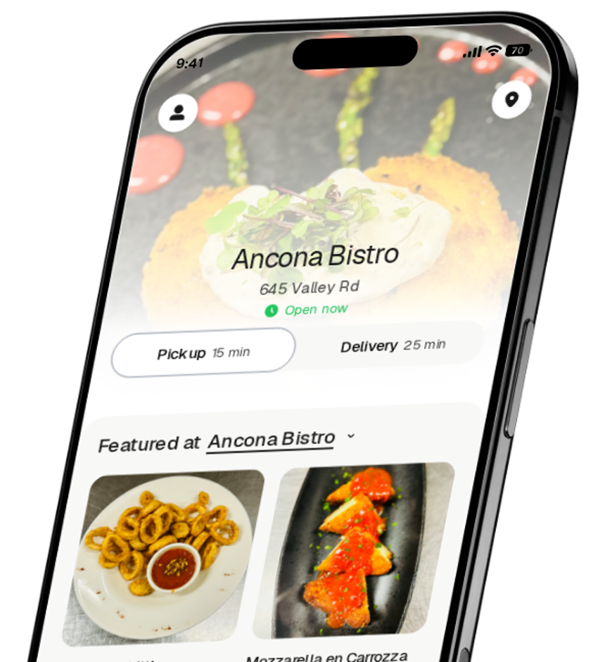 Ancona Bistro app preview