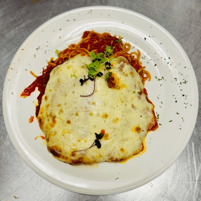 Chicken Parmigiana.