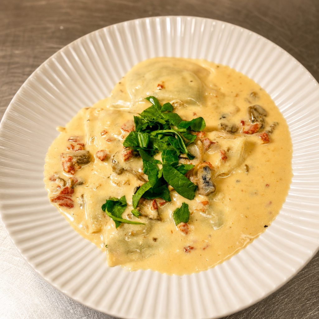 Spinach Ravioli.