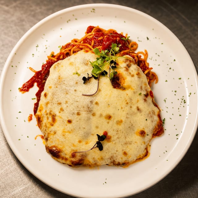 Chicken Parmigiana.
