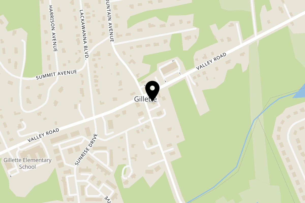 Map showing the location of Ancona Bistro on 645 Valley Rd in Gillette